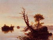 Thomas Cole American Lake Scene Germany oil painting artist
